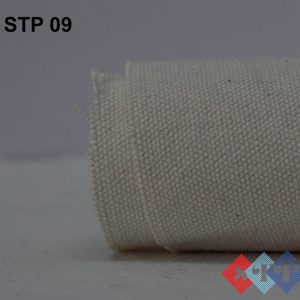 Vải bố canvas màu tự nhiên 65% cotton - 35% poly STP 09 (sợi nhỏ)